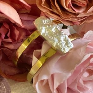 RUSTIC CUFF Hammered Metal Cuff Bracelet